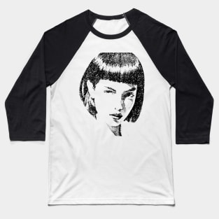 Beautiful Woman Portrait Baseball T-Shirt